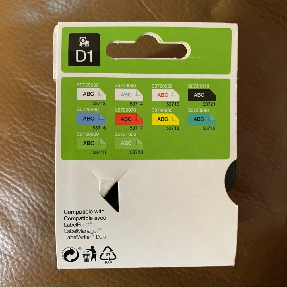 Dymo D1 label cassette